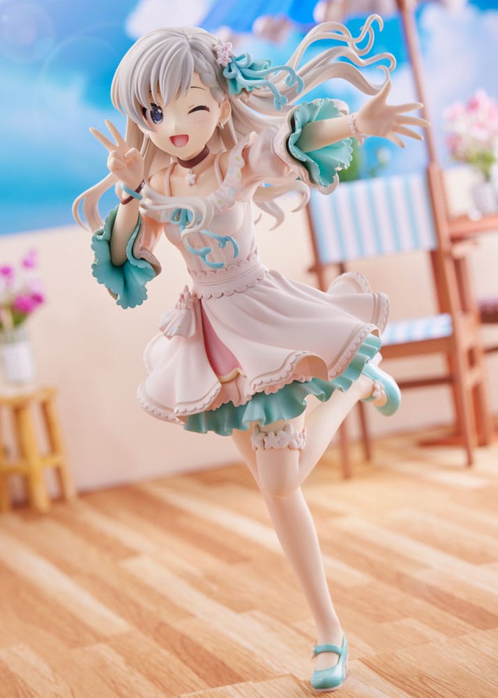 Idolmaster Cinderella Girls PVC Statue 1/7 Hayate HIsakawa [O-Ku-Ri-Mo-No Sunday ! ]+ 21 cm