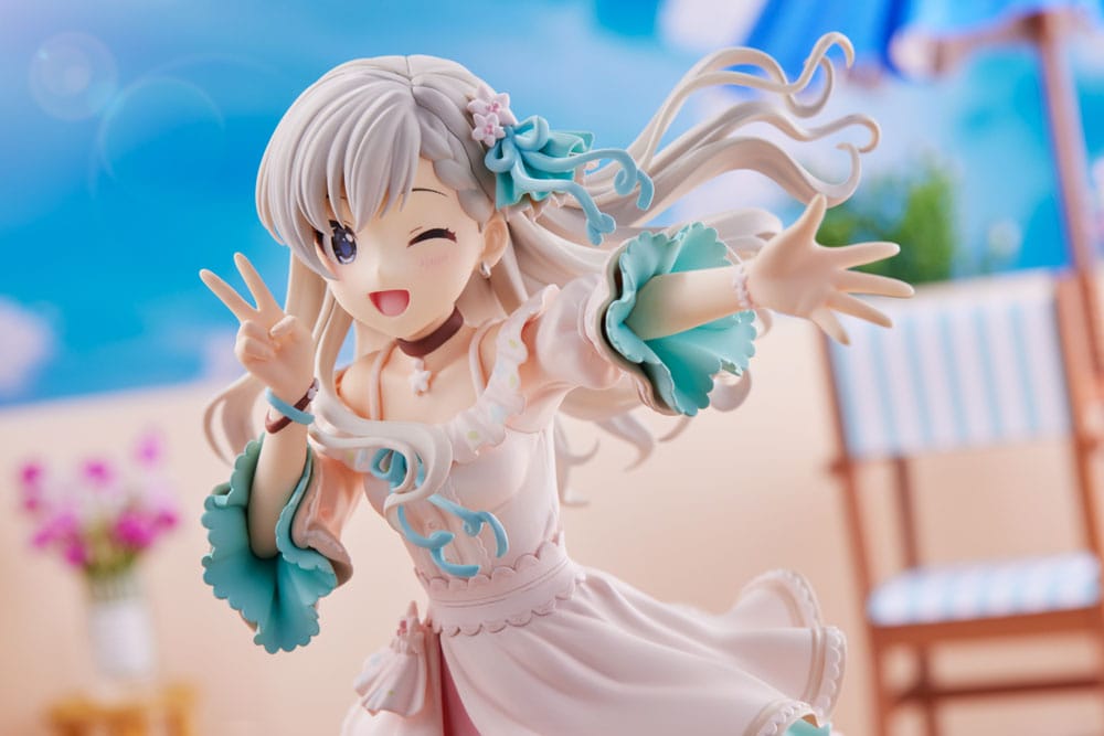 Idolmaster Cinderella Girls PVC Statue 1/7 Hayate HIsakawa [O-Ku-Ri-Mo-No Sunday ! ]+ 21 cm