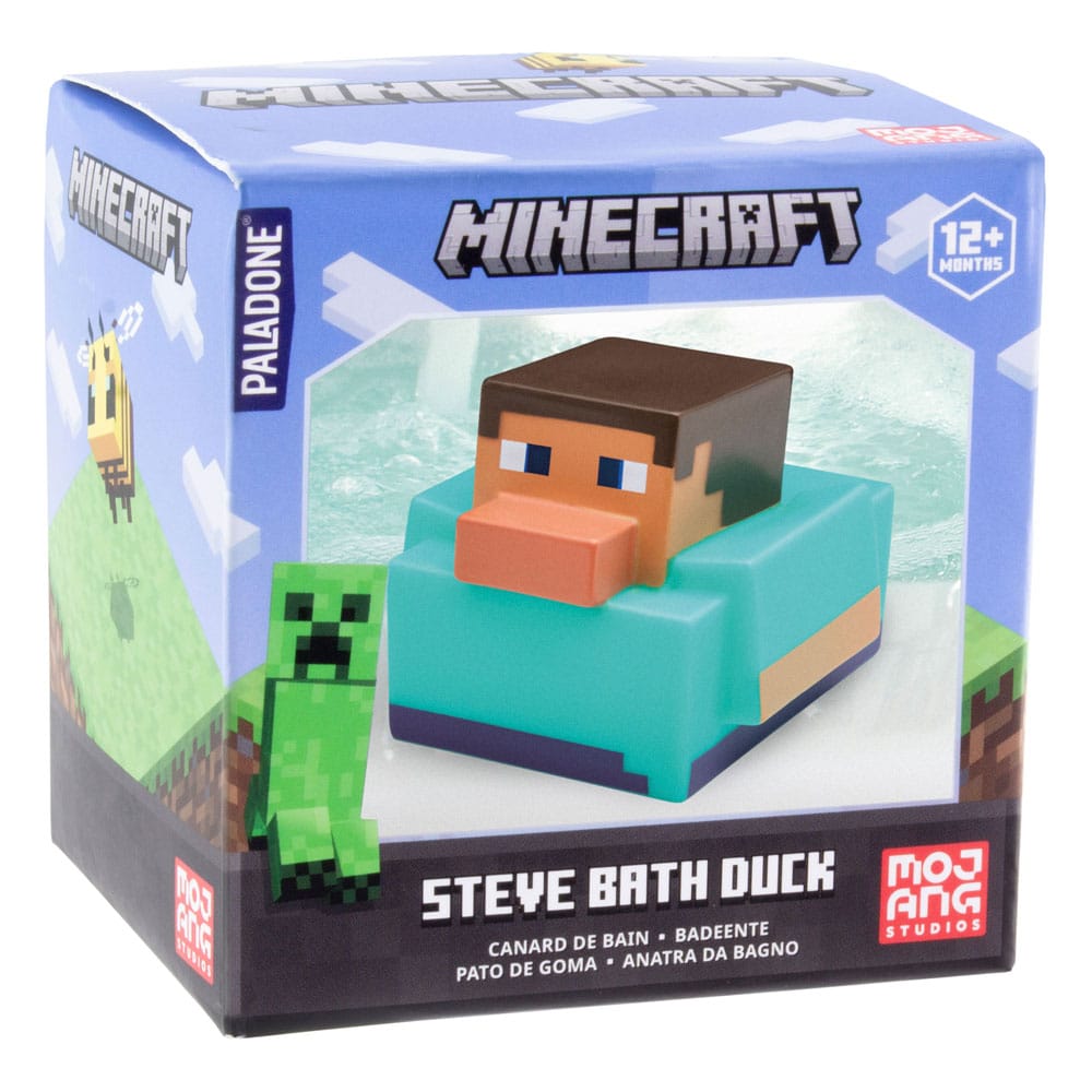 Minecraft Bath Duck Steve 6 cm