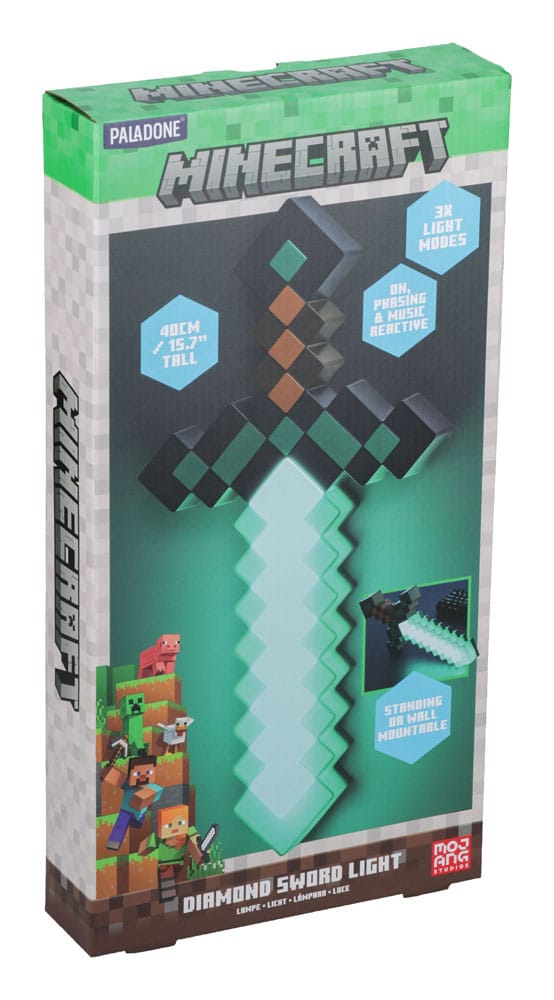Spada di diamante leggero Minecraft da 40 cm