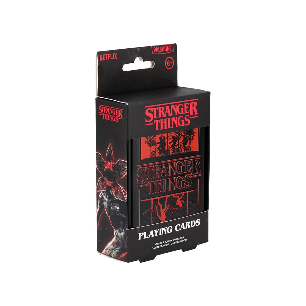 Stranger Thinngs 5 Playing Cards Metal