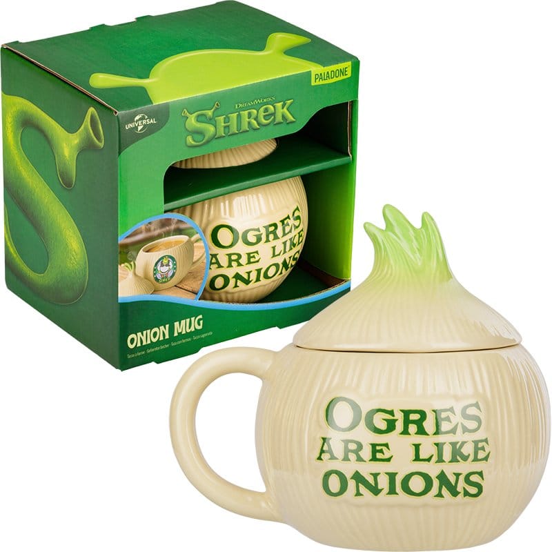 Shrek Mug Onion with Lid
