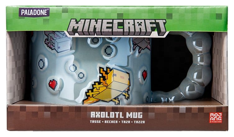 Minecraft Mug Axolotl Bubble Shaped
