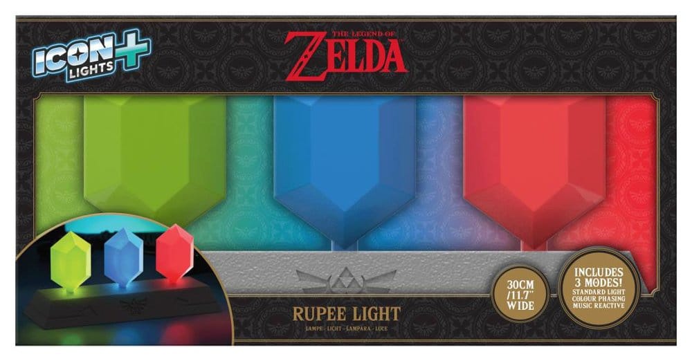 The Legend of Zelda Icon Light Plus Light Rupee 30 cm