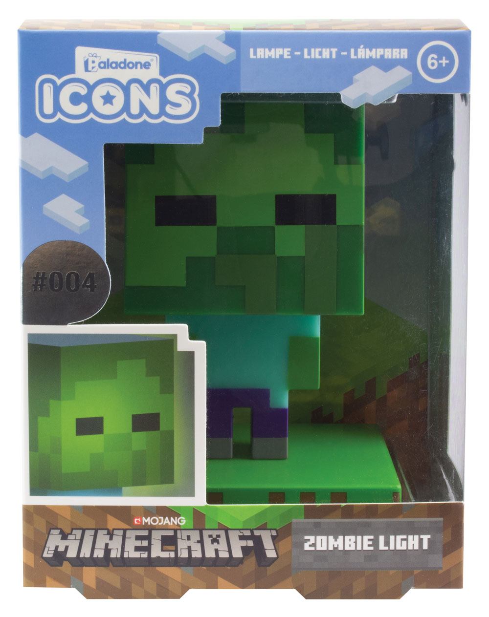 Minecraft 3D Zombie Light Icon
