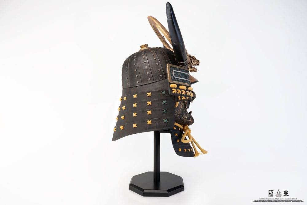 Replica di Assassin's Creed in scala 1/1, replica dell'elmo di Yasuke, 63 cm