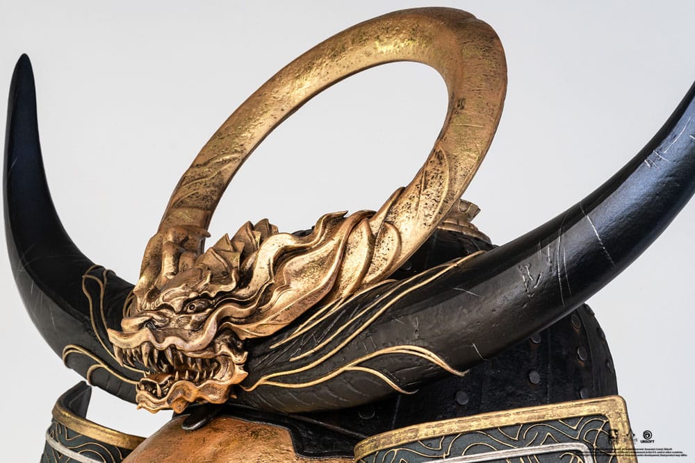 Replica di Assassin's Creed in scala 1/1, replica dell'elmo di Yasuke, 63 cm