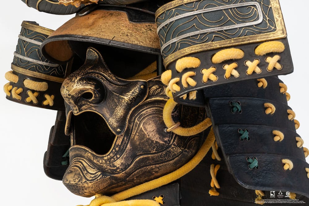 Replica di Assassin's Creed in scala 1/1, replica dell'elmo di Yasuke, 63 cm