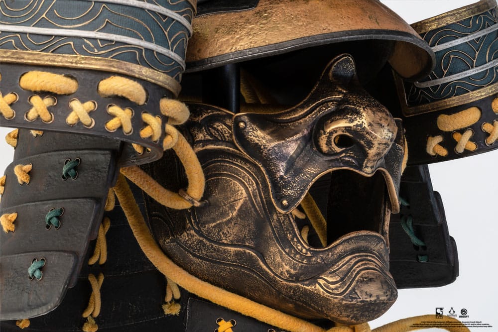 Replica di Assassin's Creed in scala 1/1, replica dell'elmo di Yasuke, 63 cm