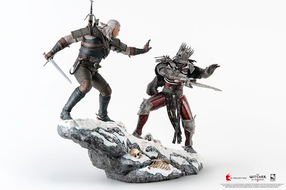 The Witcher 3: Wild Hunt Statue 1/6 Diorama Geralt vs Eredin 50 cm
