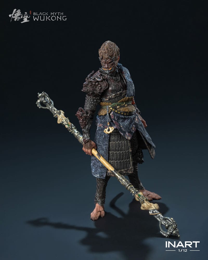 Black Myth: Wukong Action Figure 1/12 The Destined One in the Bronze Armor Set Deluxe Ver. 16 cm