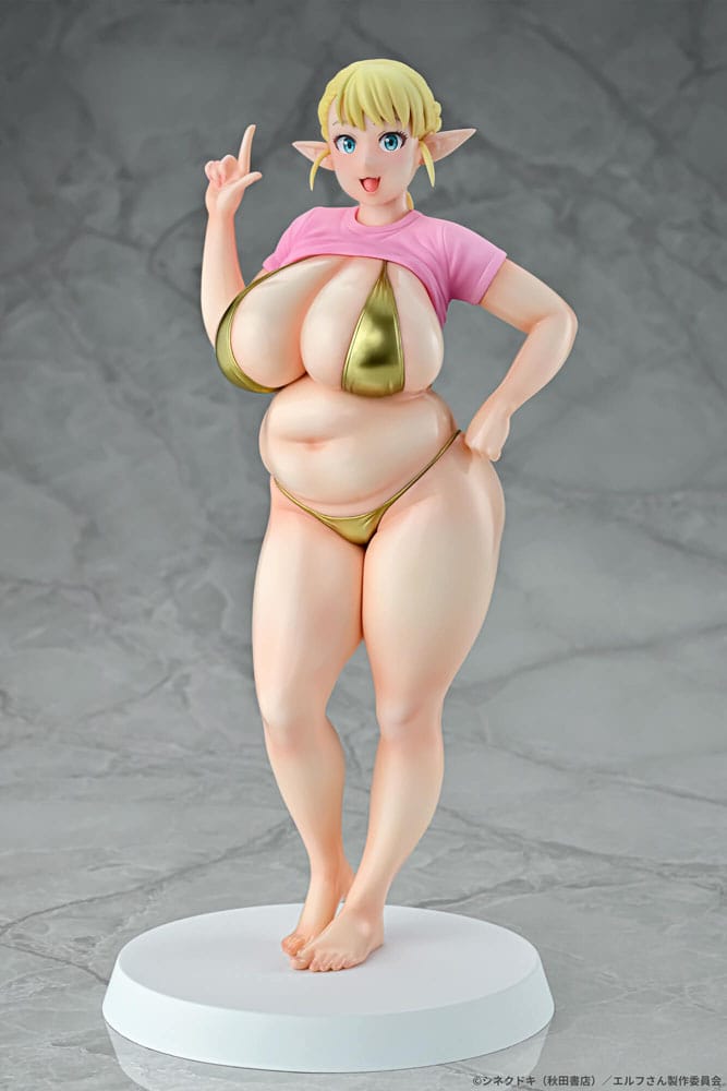 Plus-Sized Elf PVC Statue 1/7 Elfuda Gold Ver. 26 cm