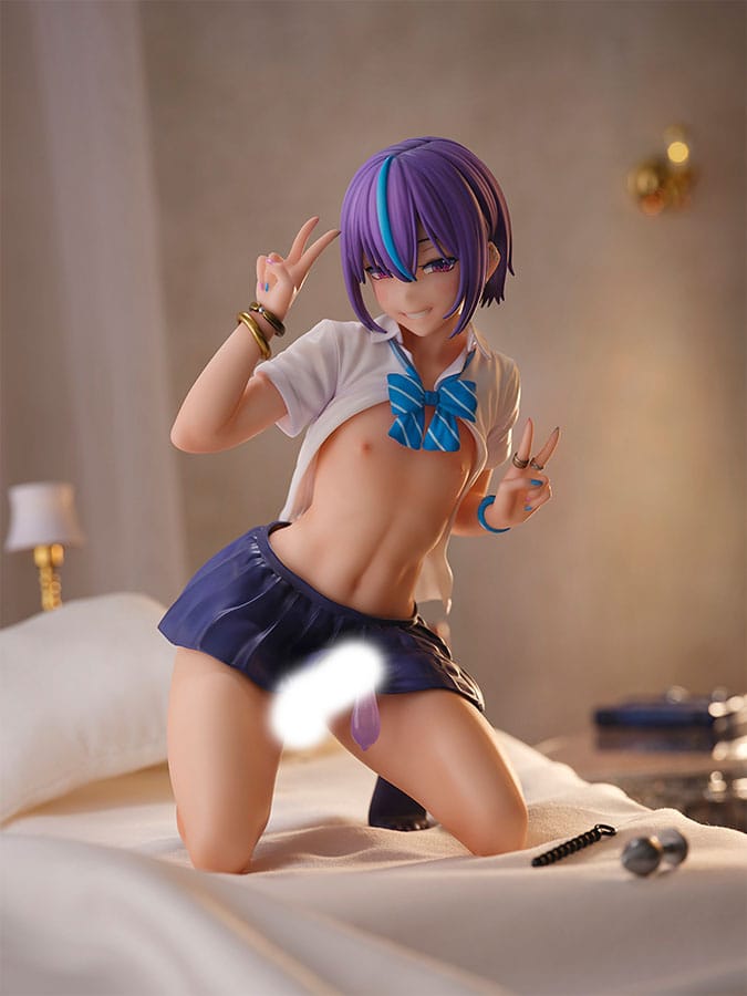 Original Character Okane ga Daisuki Series Statue 1/6 Toa-kun Illustration by meme50 19 cm