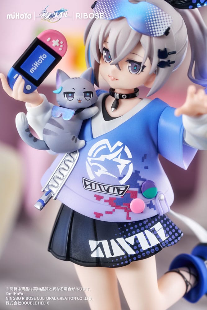 Honkai: Star Rail Rise Up Little Cat Series PVC Statue Silver Wolf Ver. 19 cm