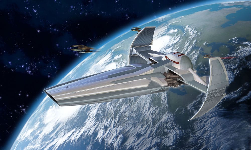 Star Wars Episode I 1/120 Darth Maul's Sith Infiltrator 22cm Model Kit Gift Set