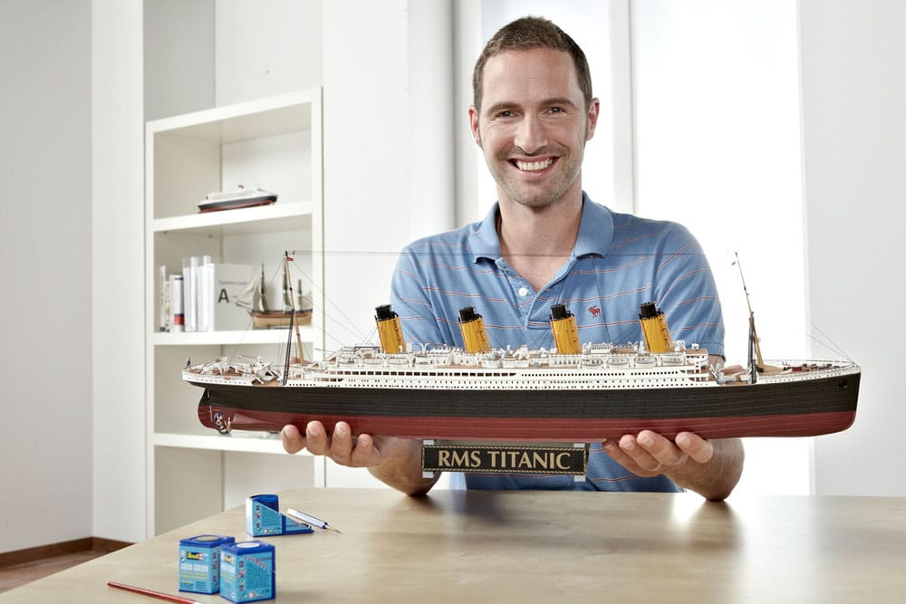 Titanic Model Kit Gift Set 1/400 RMS Titanic 100th Anniversary Edition 67 cm