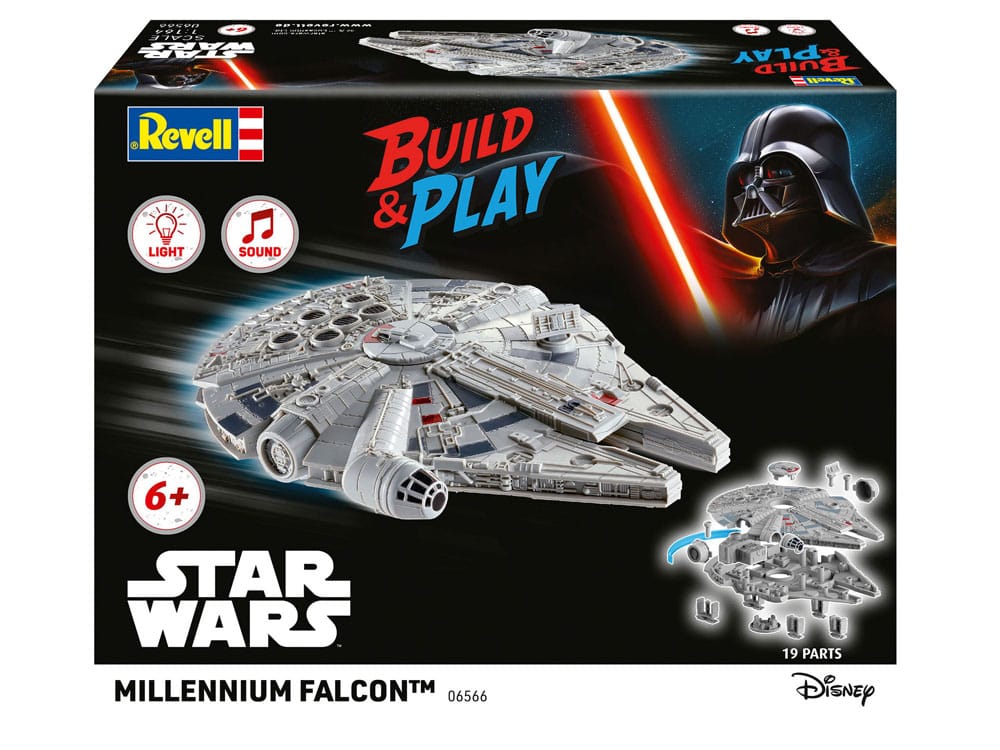Star Wars Model Kit 1/164 Millennium Falcon 21 cm