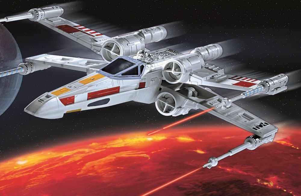 Star Wars 1/57 X-wing Fighter 22cm Model Kit