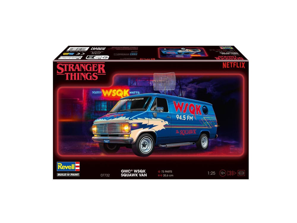 Stranger Things Model Kit 1/25 Squawk Van 21 cm