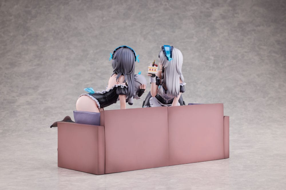 Snowbreak Containment Zone PVC Statues 2-Pack 1/6 Cherno & Meursault Apprentice Maid Ver. Deluxe Edition 19 cm