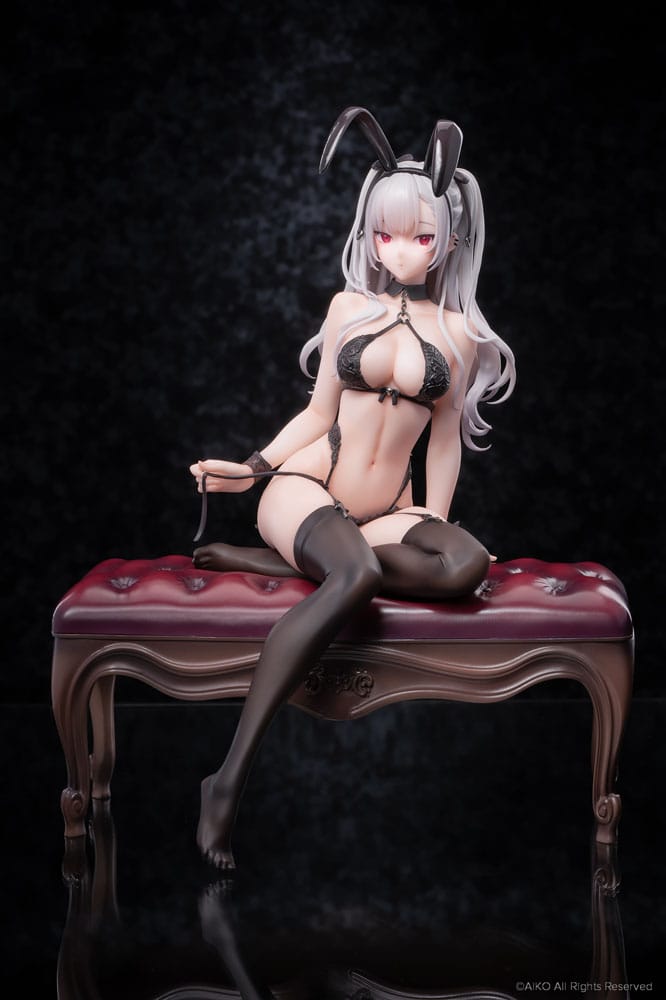 Statua originale del personaggio 1/7 Coniglietta nera Tana 23 cm
