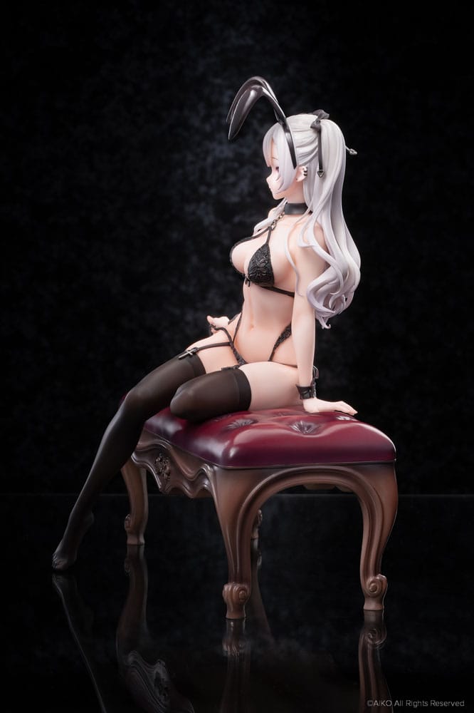 Statua originale del personaggio 1/7 Coniglietta nera Tana 23 cm