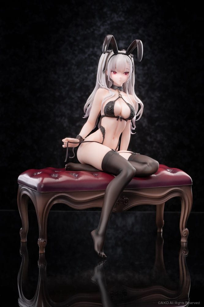 Statua originale del personaggio 1/7 Coniglietta nera Tana 23 cm