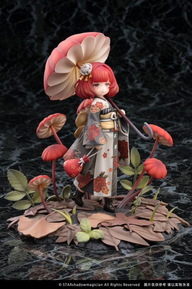 The Mushroom Girls PVC Statue 1/1 No.6 Marasmius Haematocephalus 23 cm
