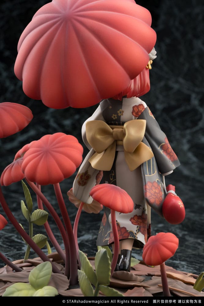 The Mushroom Girls PVC Statue 1/1 No.6 Marasmius Haematocephalus 23 cm