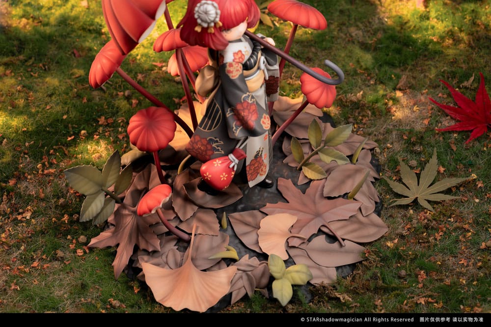 The Mushroom Girls PVC Statue 1/1 No.6 Marasmius Haematocephalus 23 cm