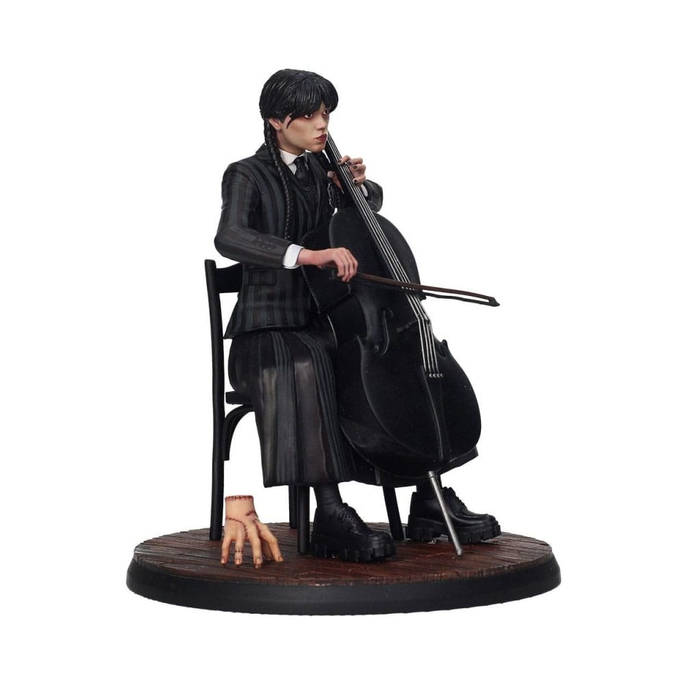 Mercoledì PVC Figura Mercoledì Violoncello 20 cm