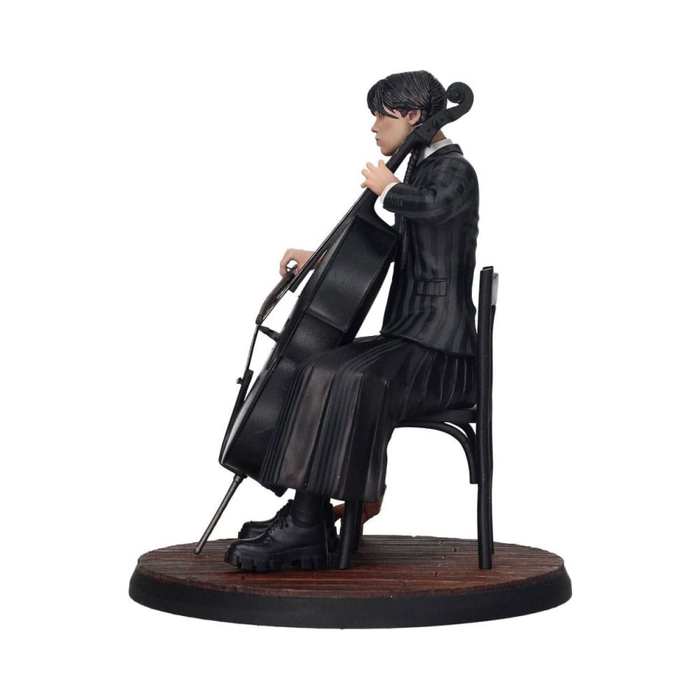 Mercoledì PVC Figura Mercoledì Violoncello 20 cm