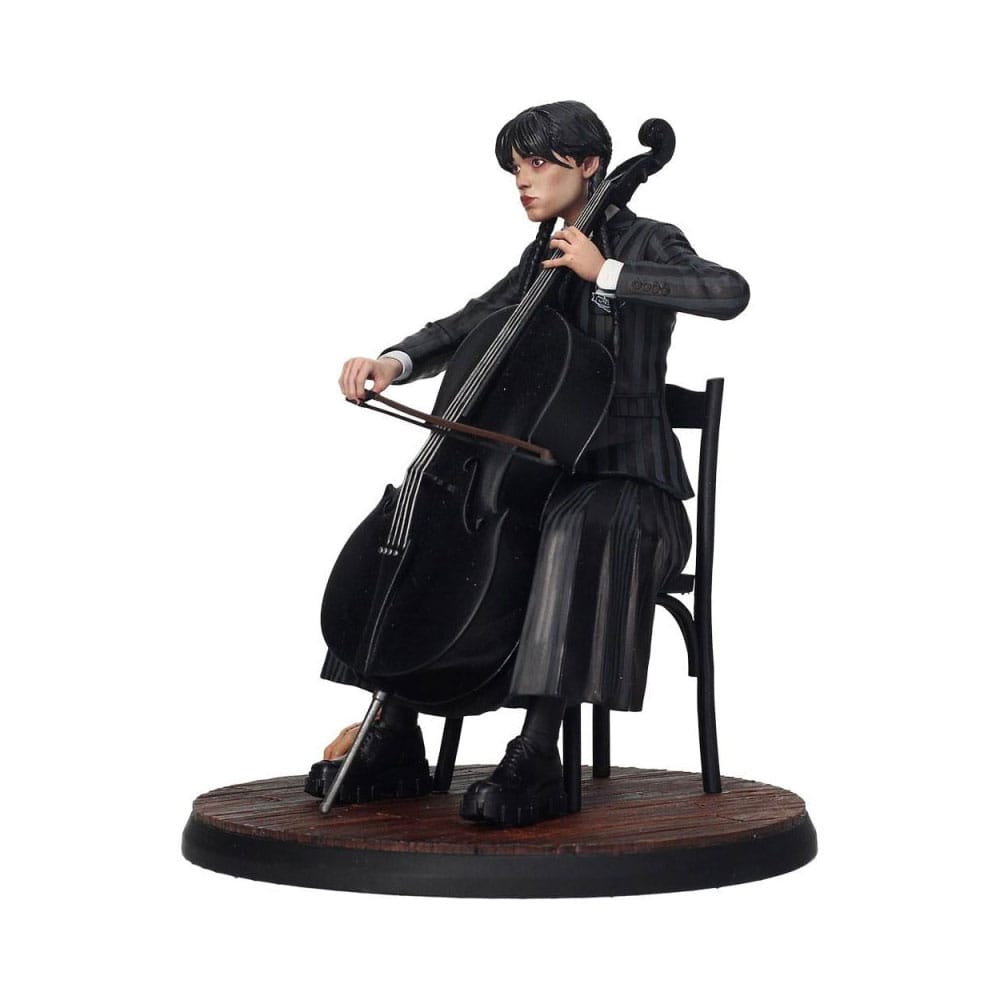 Mercoledì PVC Figura Mercoledì Violoncello 20 cm
