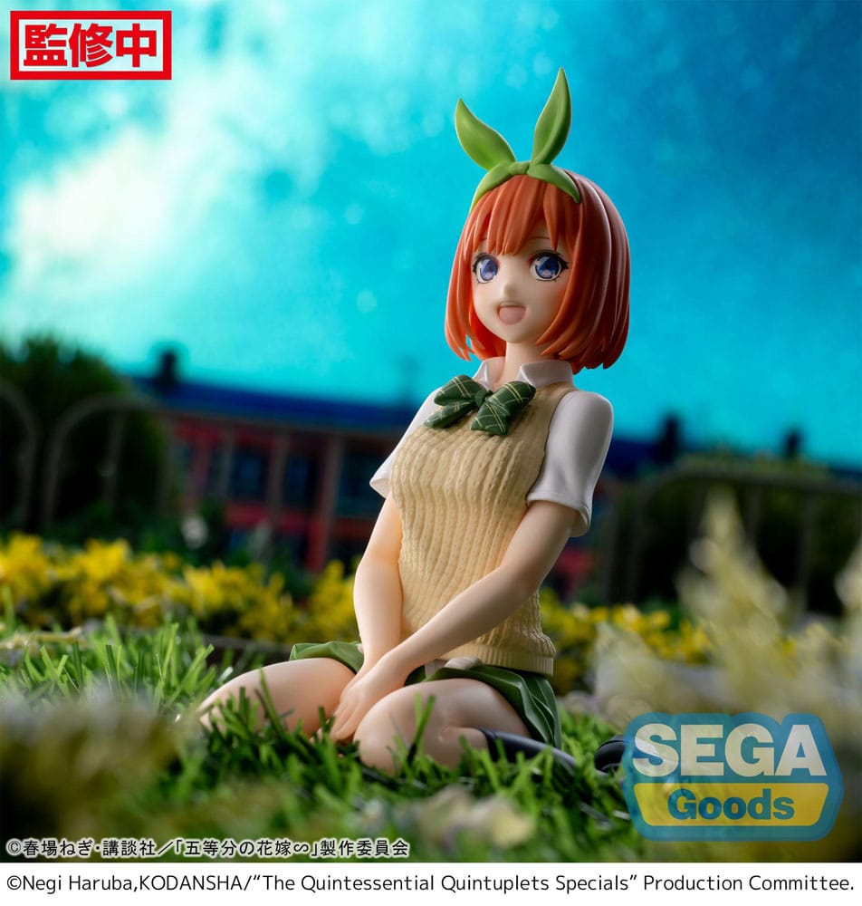Statua in PVC di Yotsuba Nakano di The Quintessential Quintuplets Specials PM Perching 9 cm