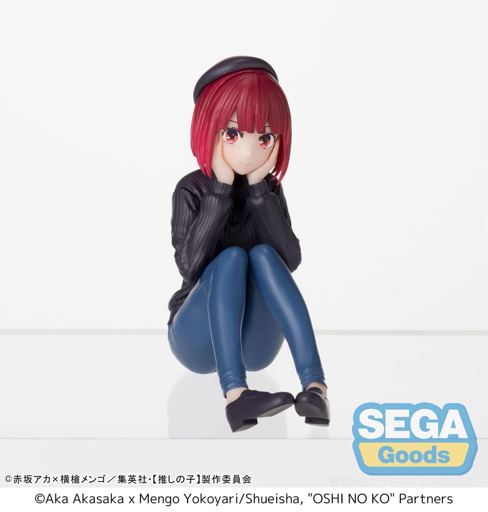 Oshi no Ko PM Statua in PVC appollaiato Kana Arima in allenamento 8 cm