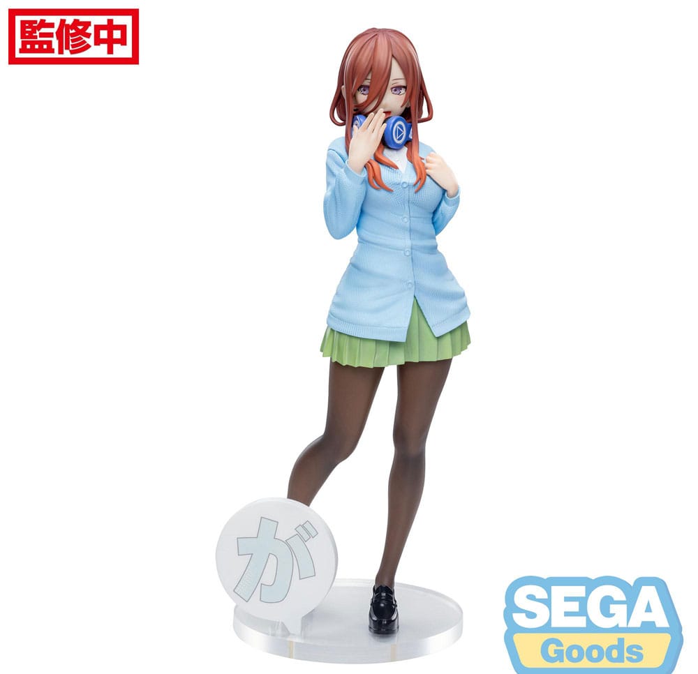 Statua in PVC Luminasta di Miku Nakano, serie speciale The Quintessential Quintuplets, 20 cm