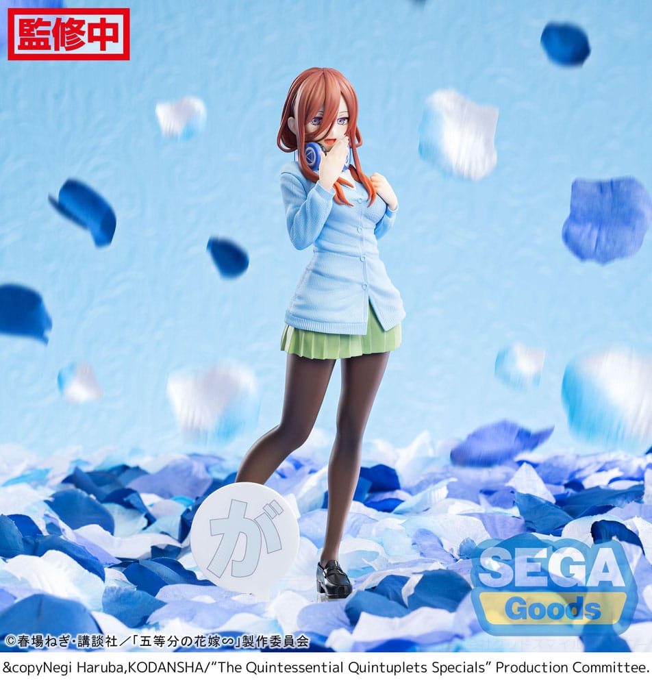 Statua in PVC Luminasta di Miku Nakano, serie speciale The Quintessential Quintuplets, 20 cm