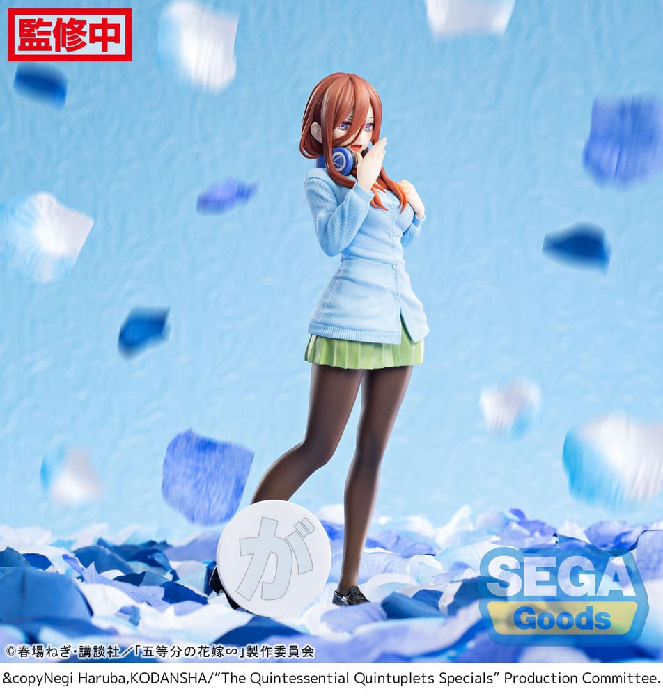Statua in PVC Luminasta di Miku Nakano, serie speciale The Quintessential Quintuplets, 20 cm