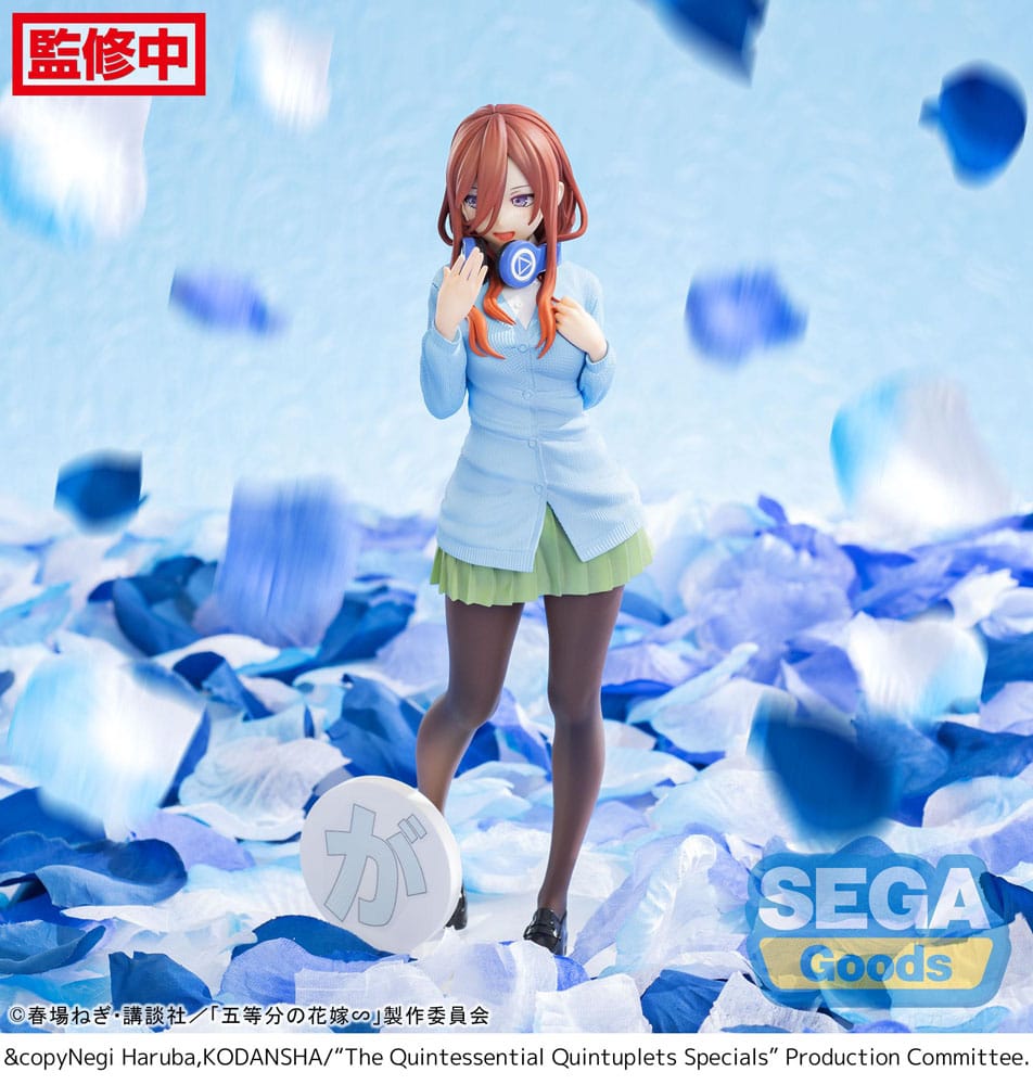 Statua in PVC Luminasta di Miku Nakano, serie speciale The Quintessential Quintuplets, 20 cm