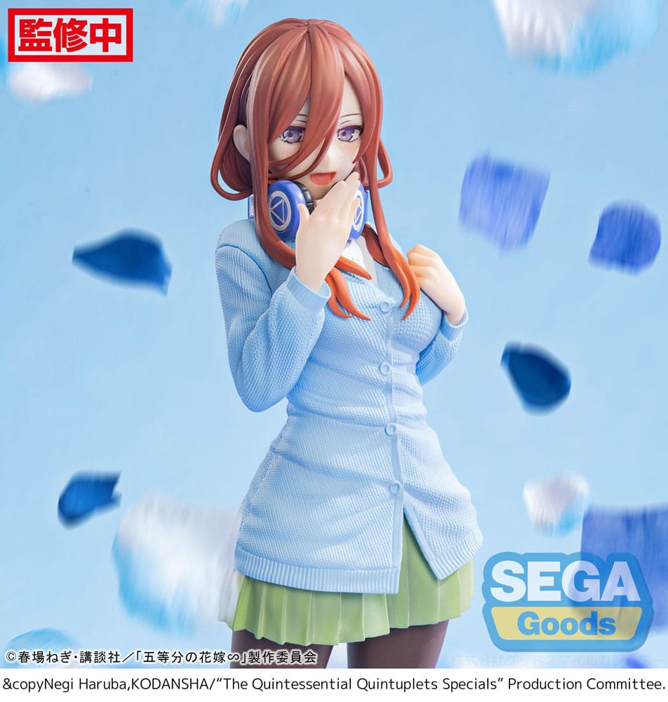 Statua in PVC Luminasta di Miku Nakano, serie speciale The Quintessential Quintuplets, 20 cm