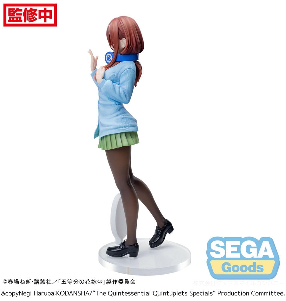 Statua in PVC Luminasta di Miku Nakano, serie speciale The Quintessential Quintuplets, 20 cm