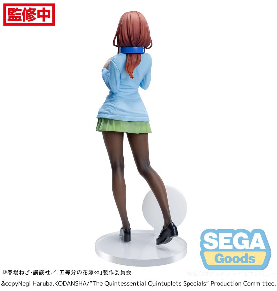 Statua in PVC Luminasta di Miku Nakano, serie speciale The Quintessential Quintuplets, 20 cm