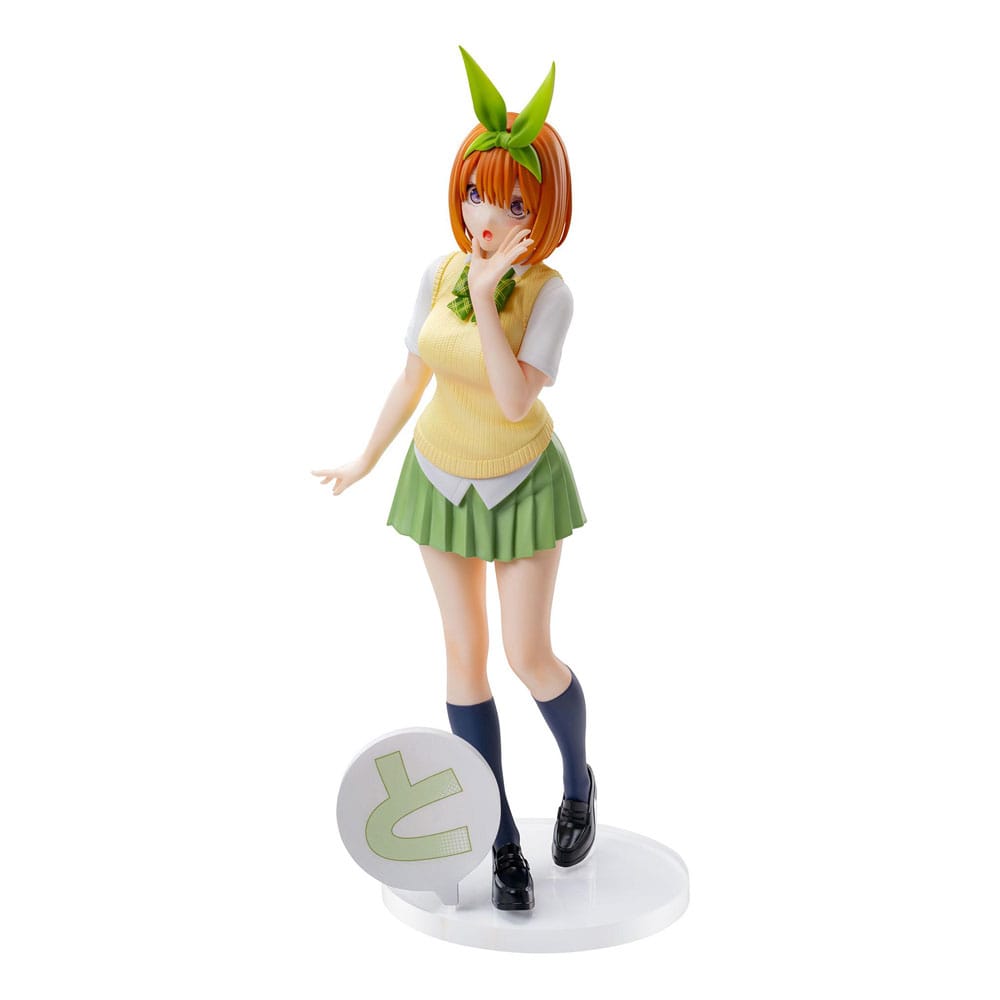 Statua in PVC Luminasta di Yotsuba Nakano, serie speciale The Quintessential Quintuplets, 20 cm