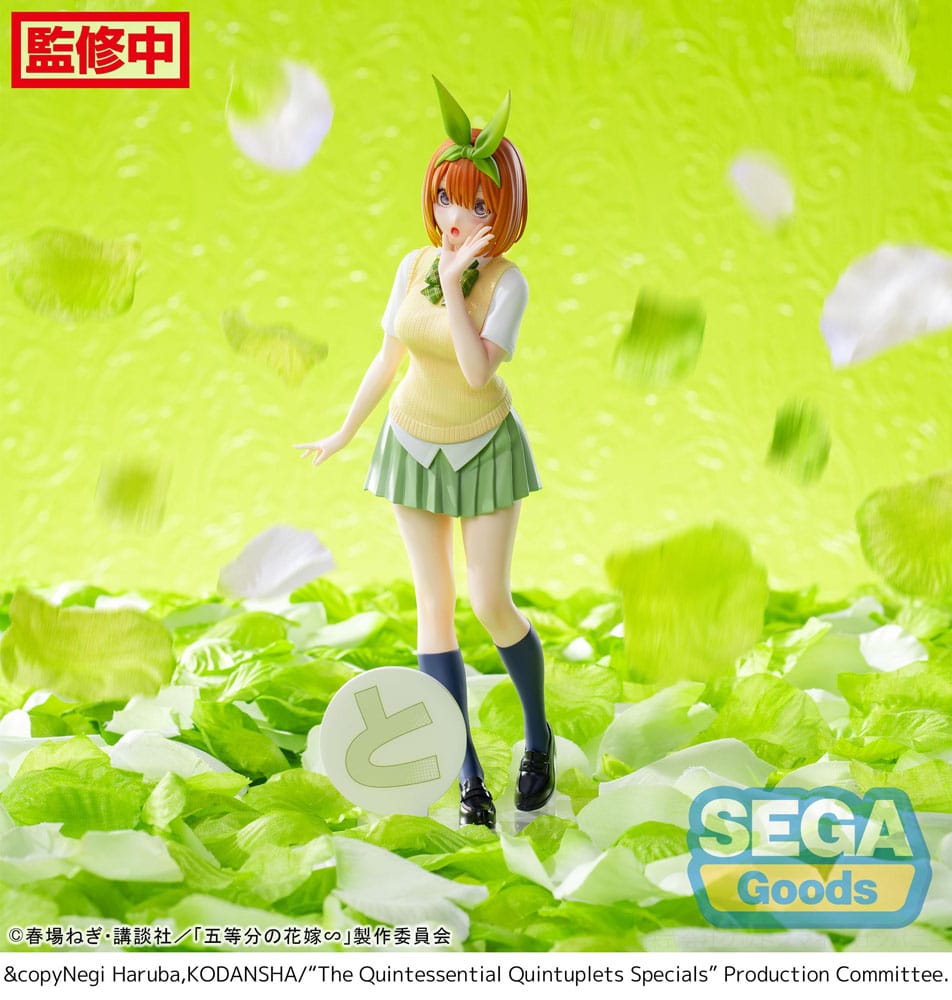 Statua in PVC Luminasta di Yotsuba Nakano, serie speciale The Quintessential Quintuplets, 20 cm
