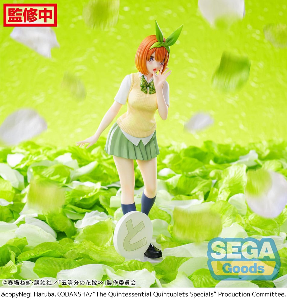 Statua in PVC Luminasta di Yotsuba Nakano, serie speciale The Quintessential Quintuplets, 20 cm