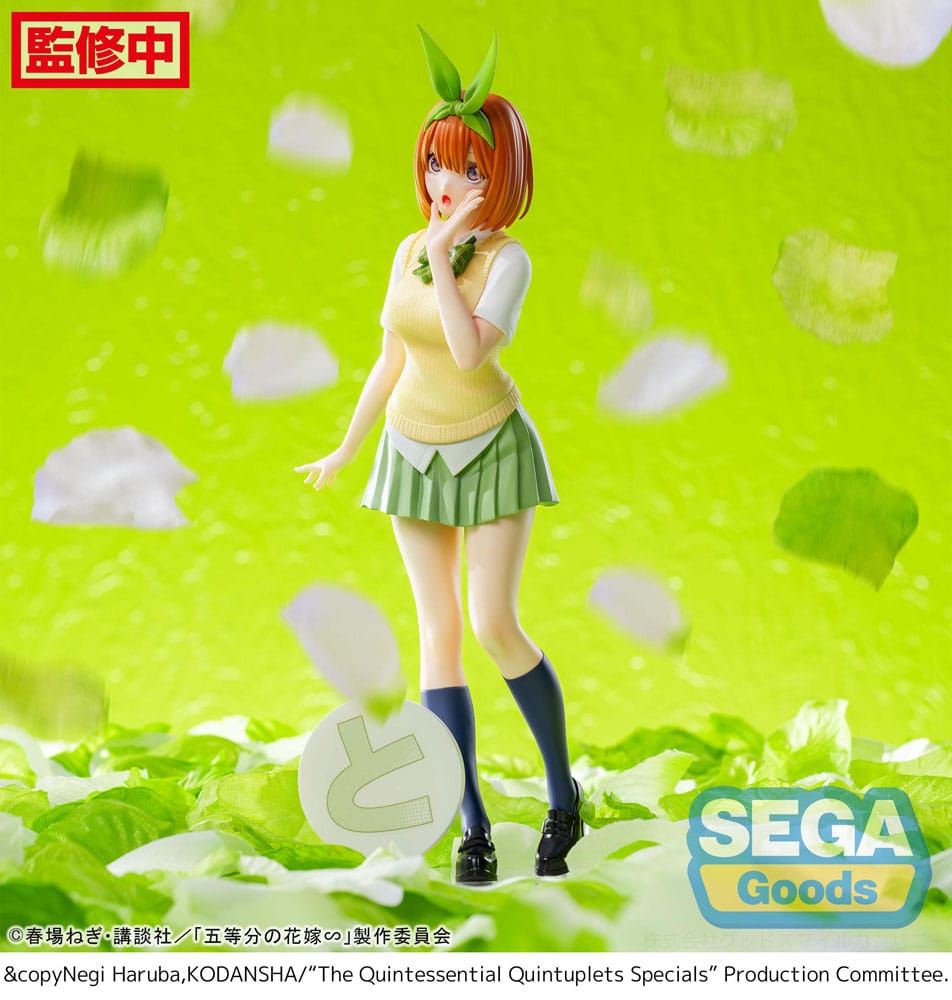 Statua in PVC Luminasta di Yotsuba Nakano, serie speciale The Quintessential Quintuplets, 20 cm