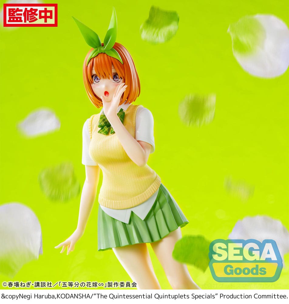 Statua in PVC Luminasta di Yotsuba Nakano, serie speciale The Quintessential Quintuplets, 20 cm