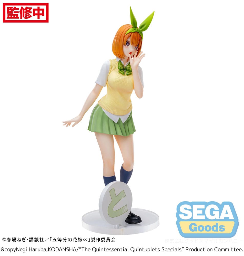 Statua in PVC Luminasta di Yotsuba Nakano, serie speciale The Quintessential Quintuplets, 20 cm