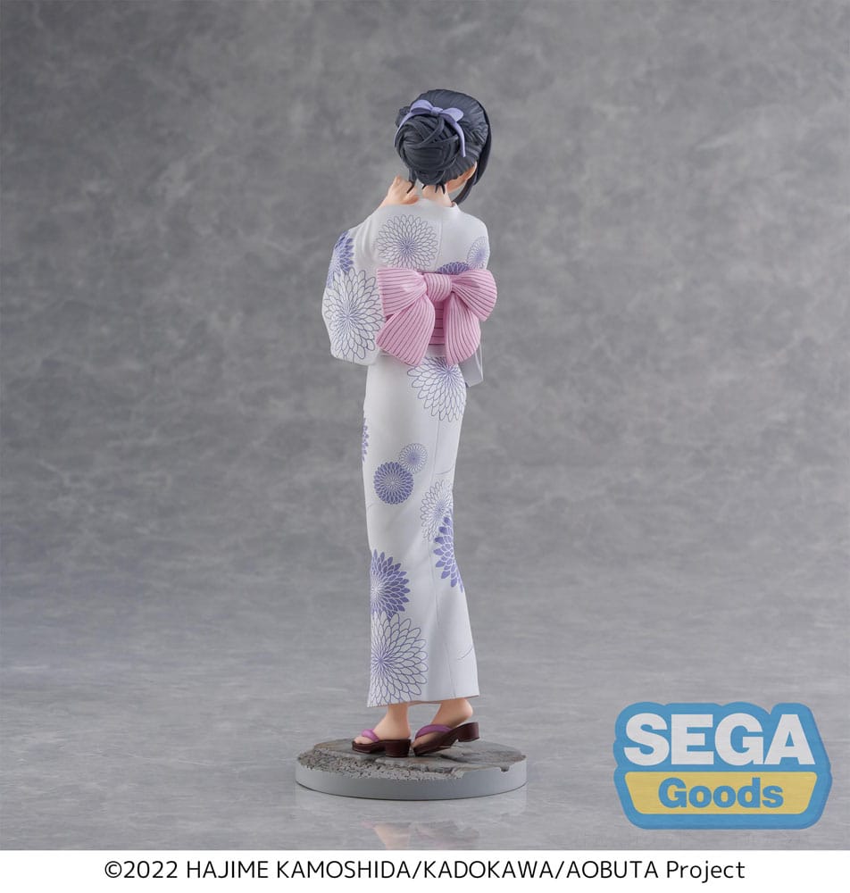 Rascal Does Not Dream of Bunny Girl Senpai Luminasta PVC Statue Mai Sakurajima Yukata 22 cm