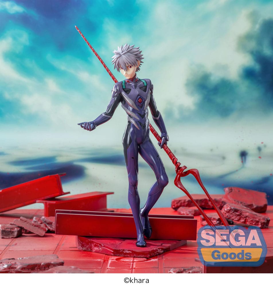 Evangelion: 3.0+1.0 Thrice Upon a Time Luminasta Statua in PVC Kaworu Nagisa x Lancia di Longino 21 cm